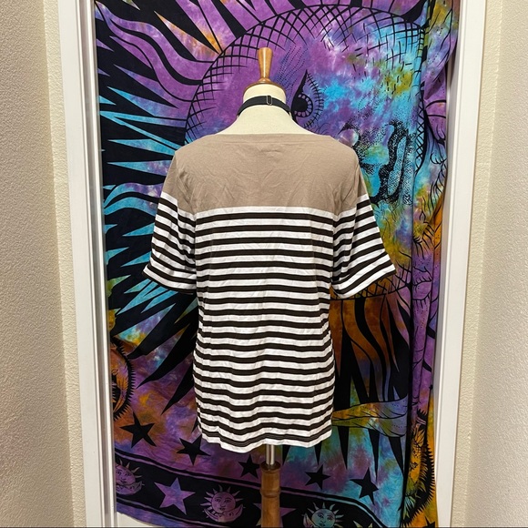 🌈 Lovely striped color block top - Picture 5 of 11